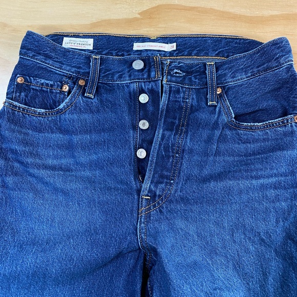 LEVI’S • ribcage straight leg ankle jeans • size: 28 • colour: noe down - Picture 7 of 11